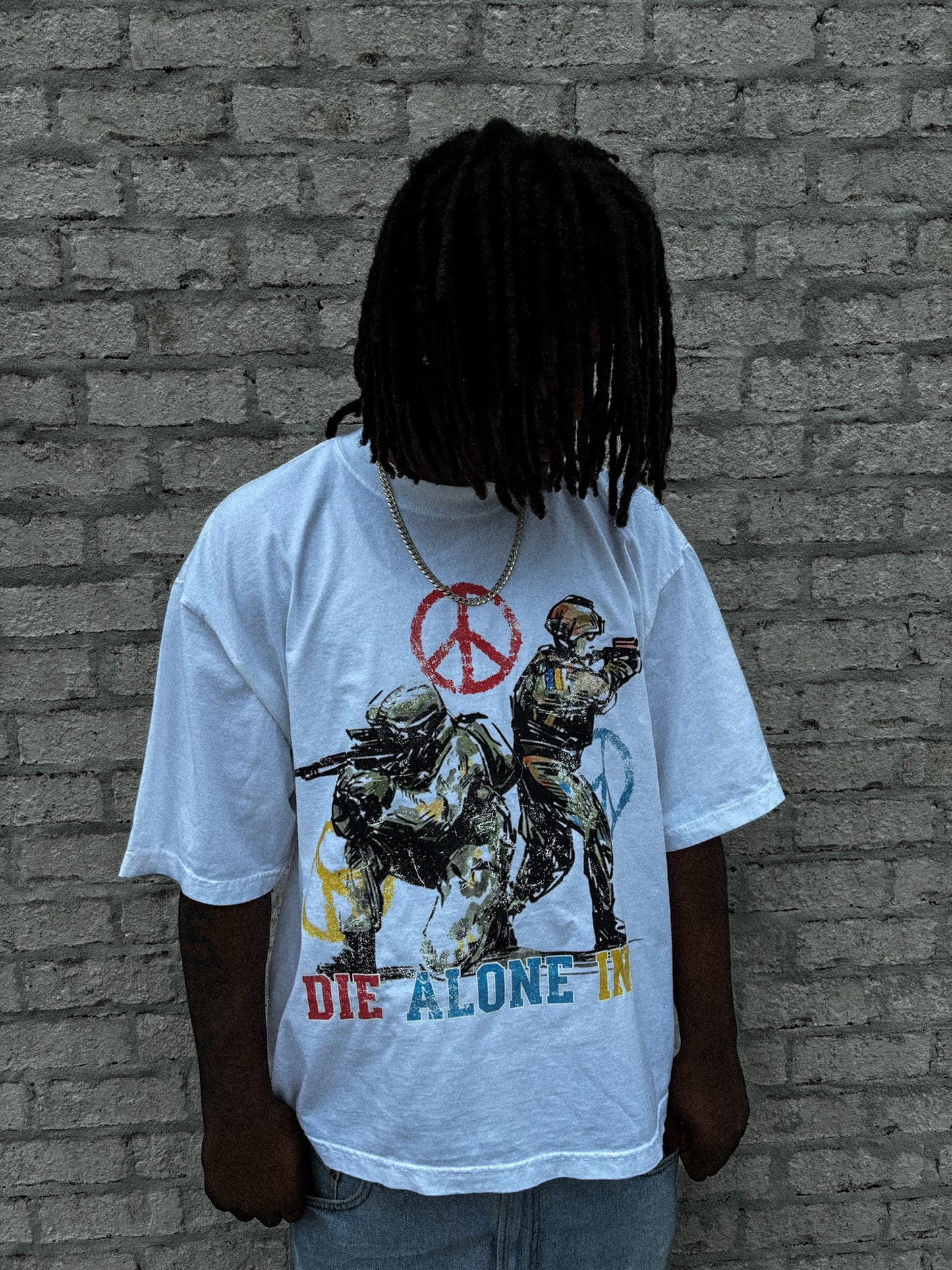 DIE ALONE “ SEARCH FOR WAR” TEE